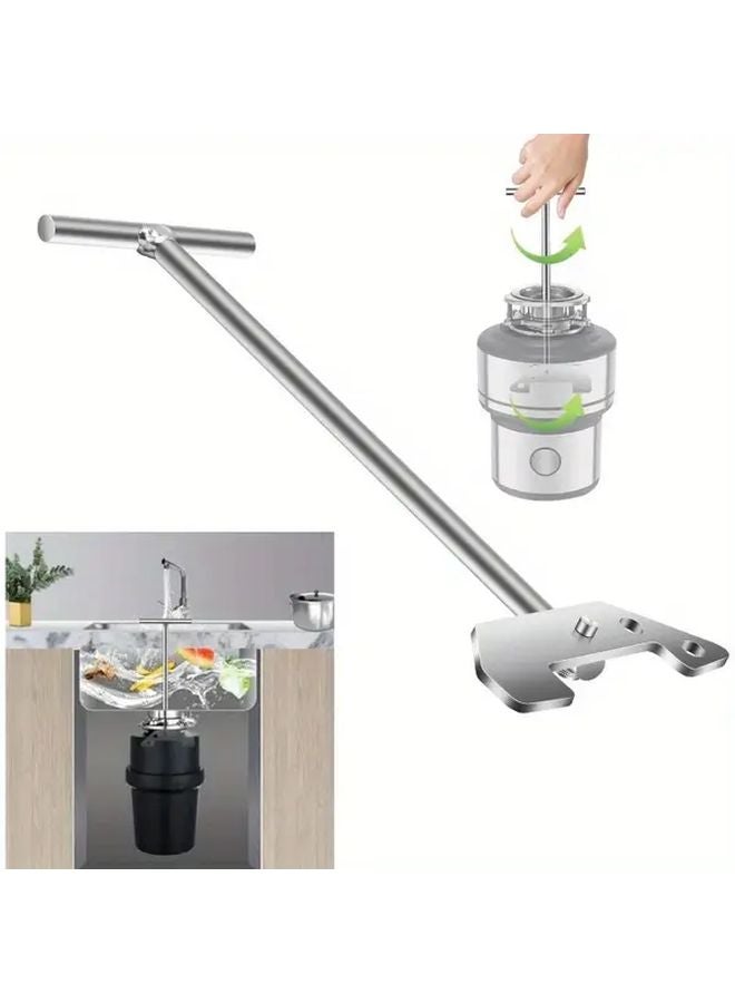 Garbage Disposal Unjamming Wrench 1pc Compatible Waste King Moen Remove Blockage - Image 2