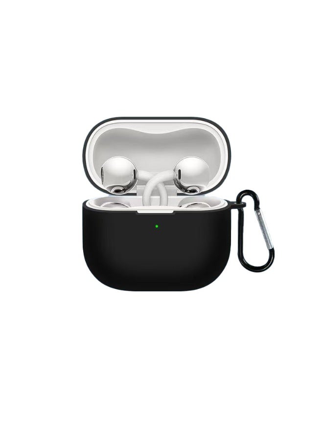 TWEGGON Huawei FreeClip 2 Case, Protective Silicone Soft Case for Huawei FreeClip 2 Black - Image 1