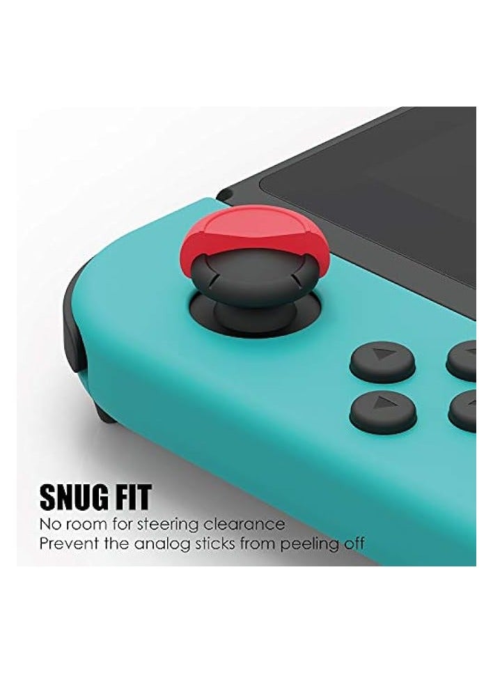 بروماس FPS Thumb Grip Set عصا التحكم غطاء عصا التناظرية لوحدة تحكم Nintendo Switch Joy-Con (أسود) - Image 3