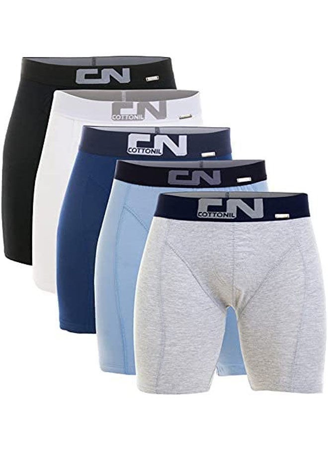 COTTONIL Low-Rise Plain/Basic Boxer Briefs 