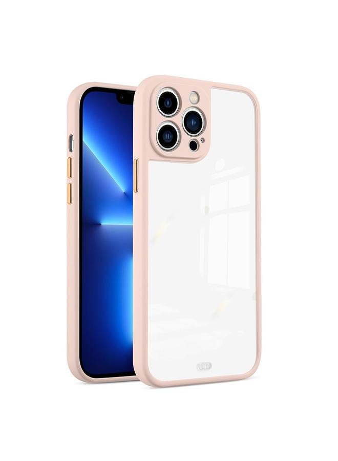 زبون جراب لهاتف iPhone 13 مزود بزر مطلي كهربائيًا من مادة TPU ثنائية اللون - Image 1