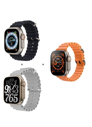 Black + Grey + Orange