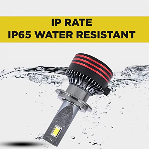 Casago CAHYH07 Hyperdrive H7 150W Bright LED Headlight For Automobiles With Quick Start Plug-Play Design Water Resistant And Easy Installation(Set of 2) - Image 4