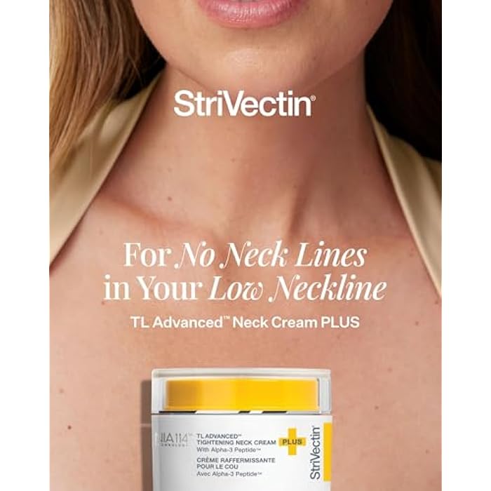 StriVectin Tighten and Lift Advanced Neck Cream PLUS with Alpha-3 Peptides for Neck and Décolleté, Smoothing Look of Wrinkles and Fine Lines, Improves Crepey Skin and Vertical Lines - Image 3