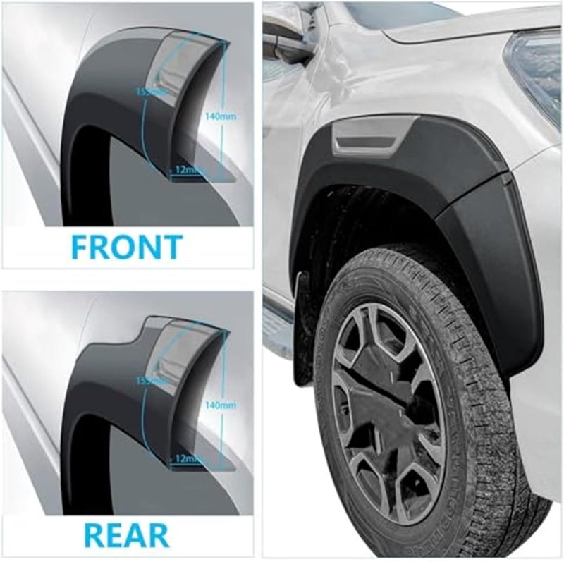 Wivplex Deluxe Fender Flares for Toyota Hilux Revo 2021-2023 - Image 3