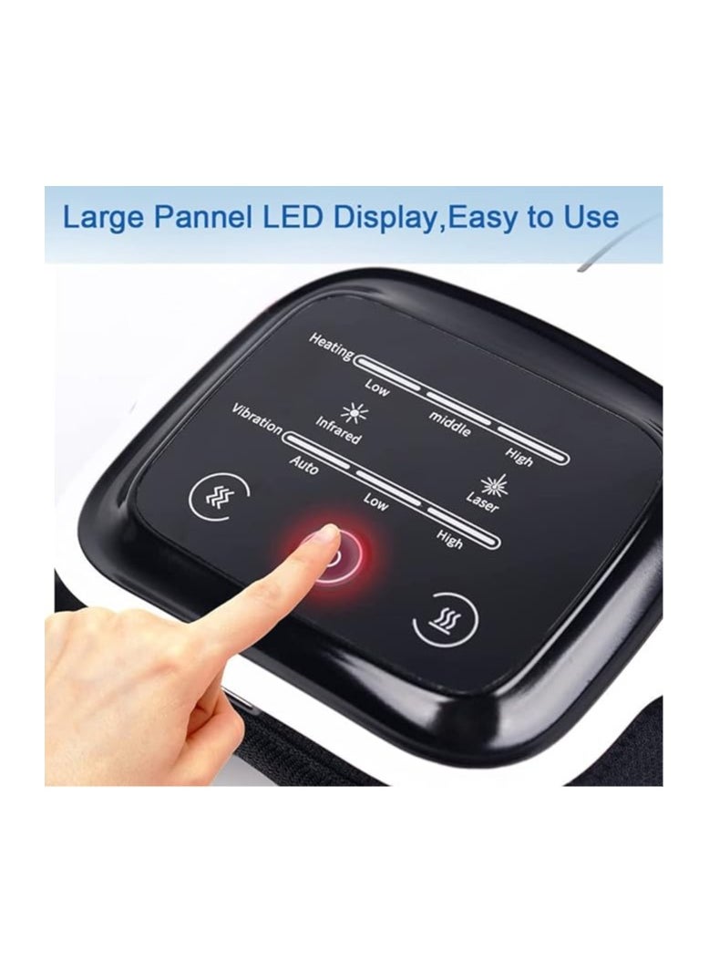 Generic Sunyark Knee Massager-Large LED Screen Arthritis Knee Massage Wearable with Heat Rechargeable Electronic Smart Knee Massage for Knee Joint Pain Injury, Swelling and Stiffness  - Image 4