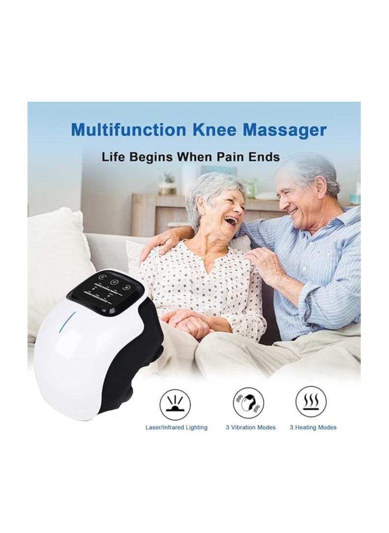 Generic Sunyark Knee Massager-Large LED Screen Arthritis Knee Massage Wearable with Heat Rechargeable Electronic Smart Knee Massage for Knee Joint Pain Injury, Swelling and Stiffness  - Image 5