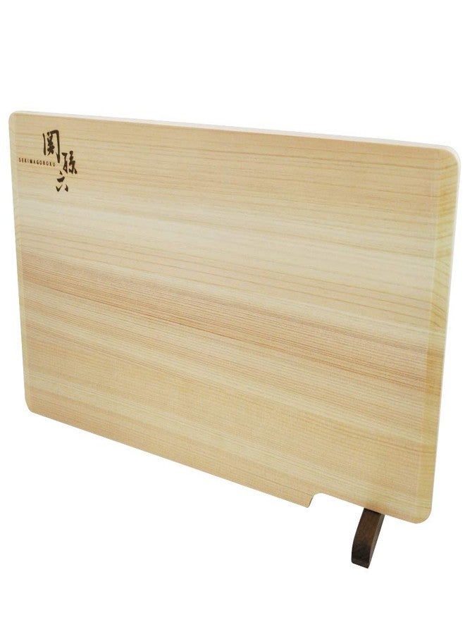 كاي لوح تقطيع من خشب السرو من شركة كاي، طراز KAI AP5225 Seki Magoroku، مع حامل، مقاس 14.2 × 7.9 بوصة (360 × 200 مم)، صنع في اليابان - Image 2