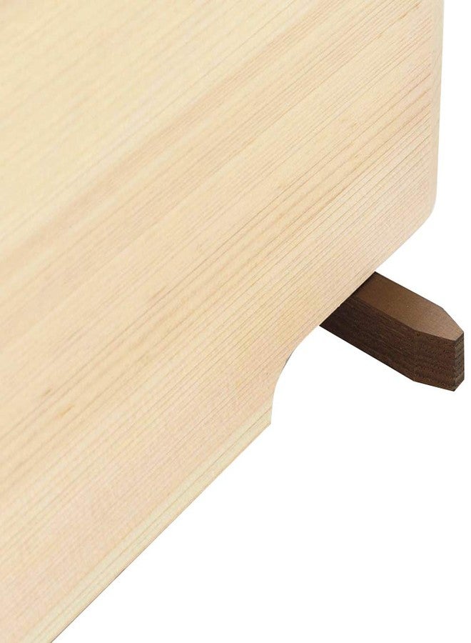كاي لوح تقطيع من خشب السرو من شركة كاي، طراز KAI AP5225 Seki Magoroku، مع حامل، مقاس 14.2 × 7.9 بوصة (360 × 200 مم)، صنع في اليابان - Image 3