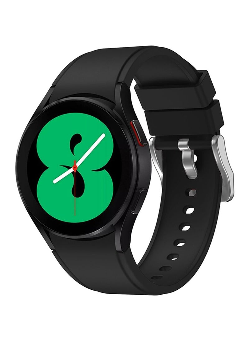 TWEGGON Silicone Strap 20mm Compatible with Samsung Galaxy Watch 7/Watch 6/Watch 5/Watch 4 Black  - Image 1