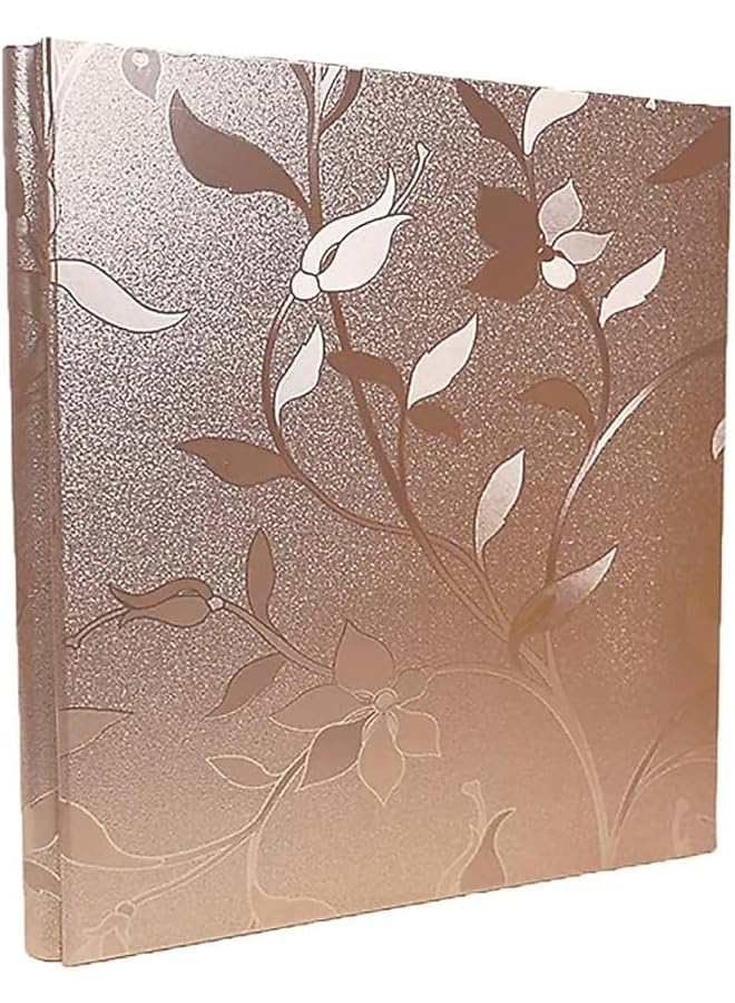 erorex Photo Albums, Big Leaf Champagne Gold 600 Photos 4x6 Inch Large Capacity, Premium PU Leather Wedding Album with Acid-Free Pages, Perfect for Family Memories and Special Occasions - Image 1