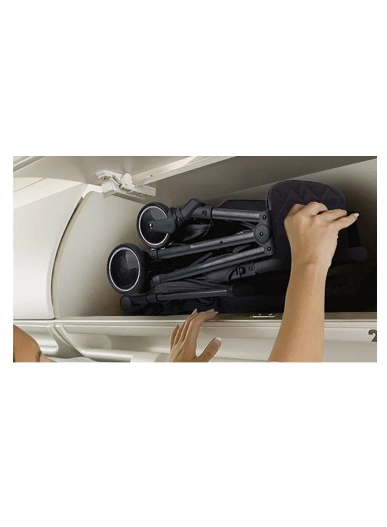 Kiko Travel Light Stroller 4 Wheels, 0 Months +, Beige - Image 3