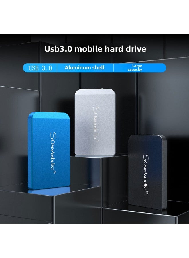 USB3.0 Portable Mobile Hard Disk 160GB/250GB/320GB/ 500GB/1TB/2TB-Capacity:2TB-Interface:Blue 3.0 - Image 2