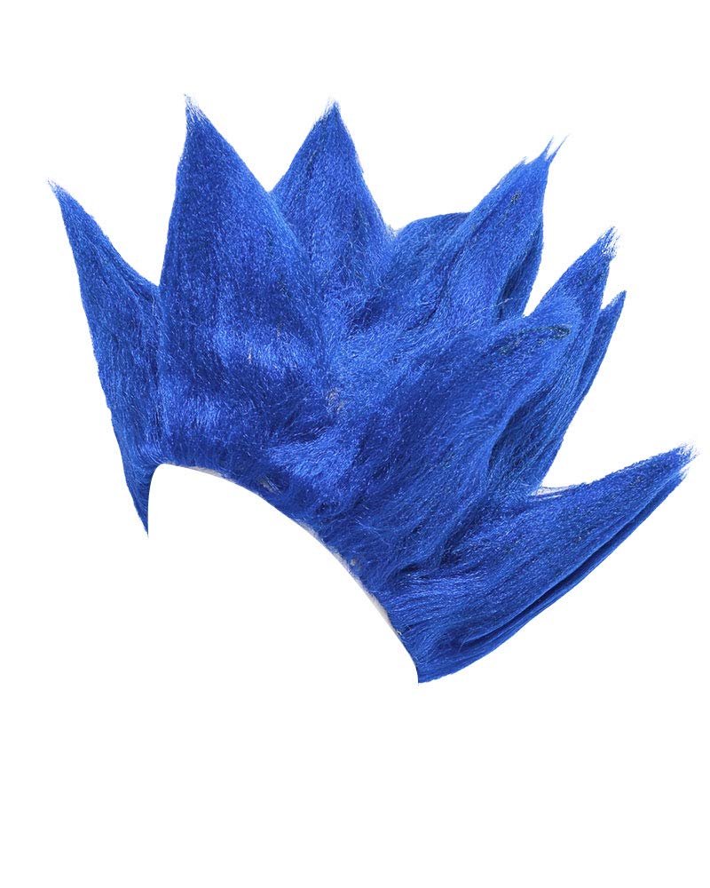 miccostumes Men's Anime Style Cosplay Wig Synthetic Hair Onesize(Blue) - Image 2