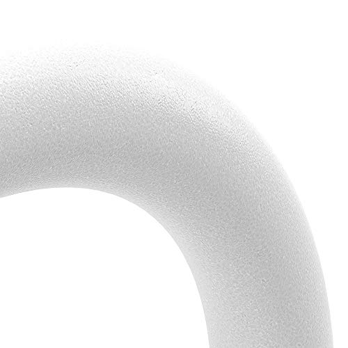 FloraCraft Extruded CraftFōM Wreath 1.7 Inch x 11.7 Inch White - Image 3