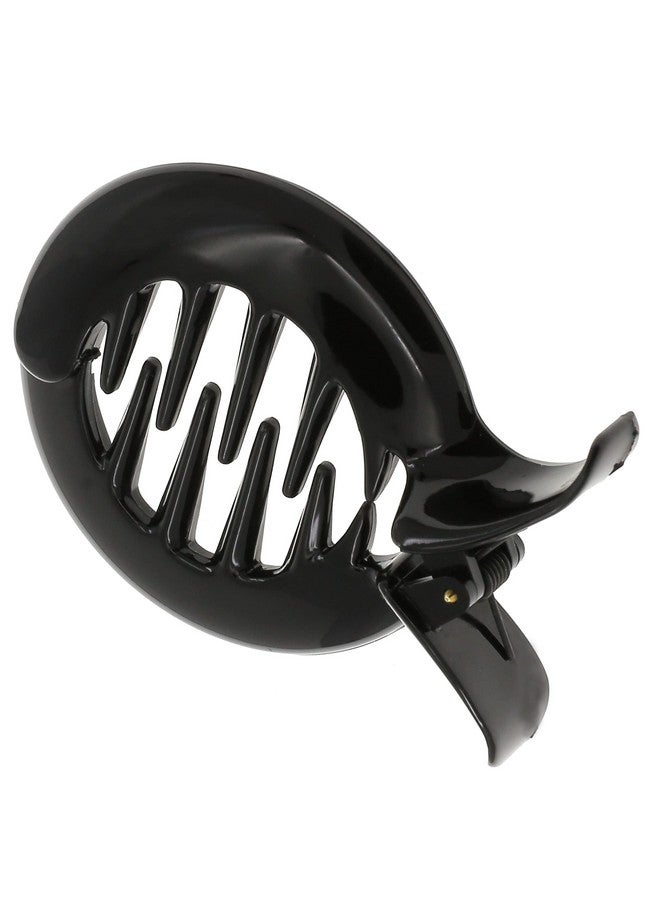 CAMILA Paris Cp3294 French Hair Clip For Women Girls Round Fish Hair Claw Clips Ponytail Holder Fashion Durable And Styling Hair Accessories For Women Strong Hold No Slip Grip Made In France - Image 1