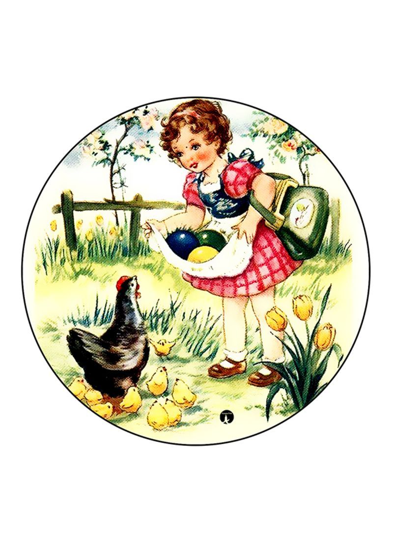 RKN Vintage Art Printed Pin Multicolour - Image 2