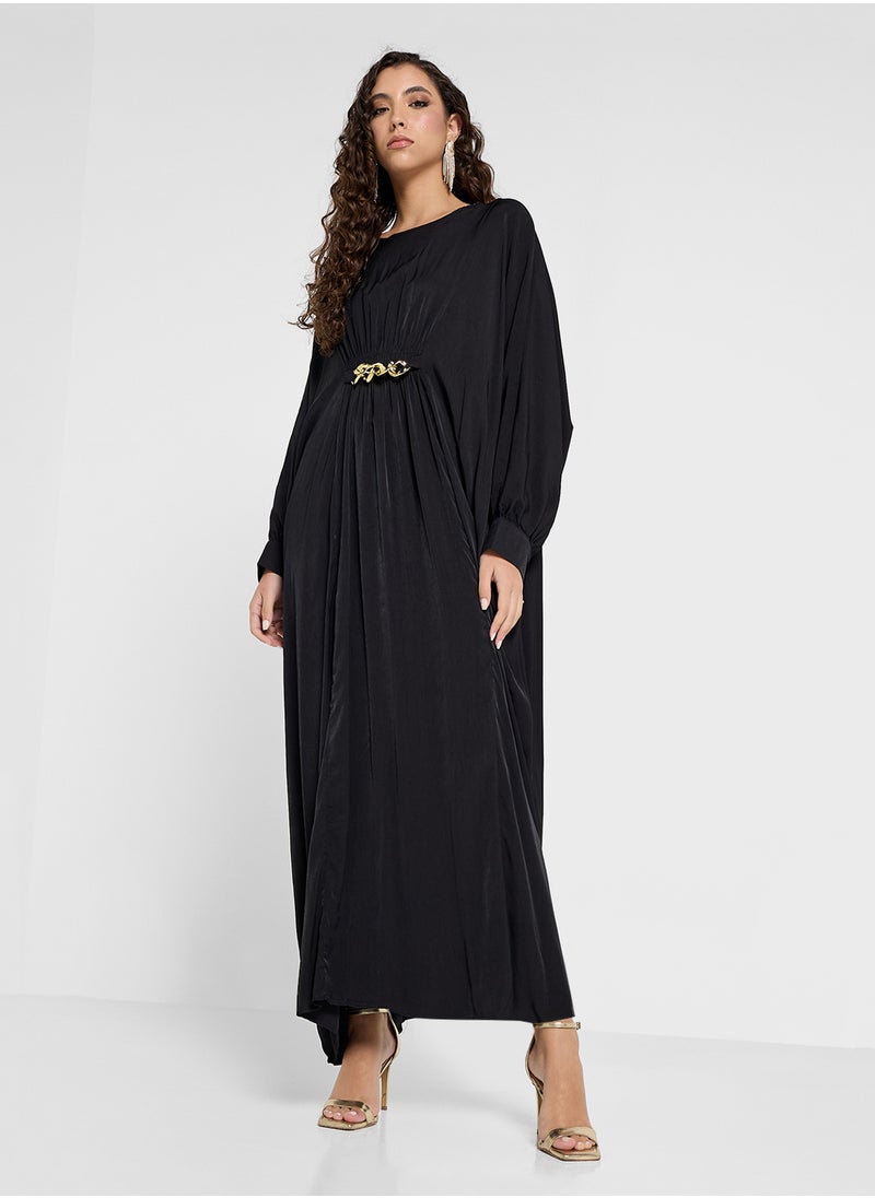 Khizana عباءة بسلسلة خصر  - Image 1