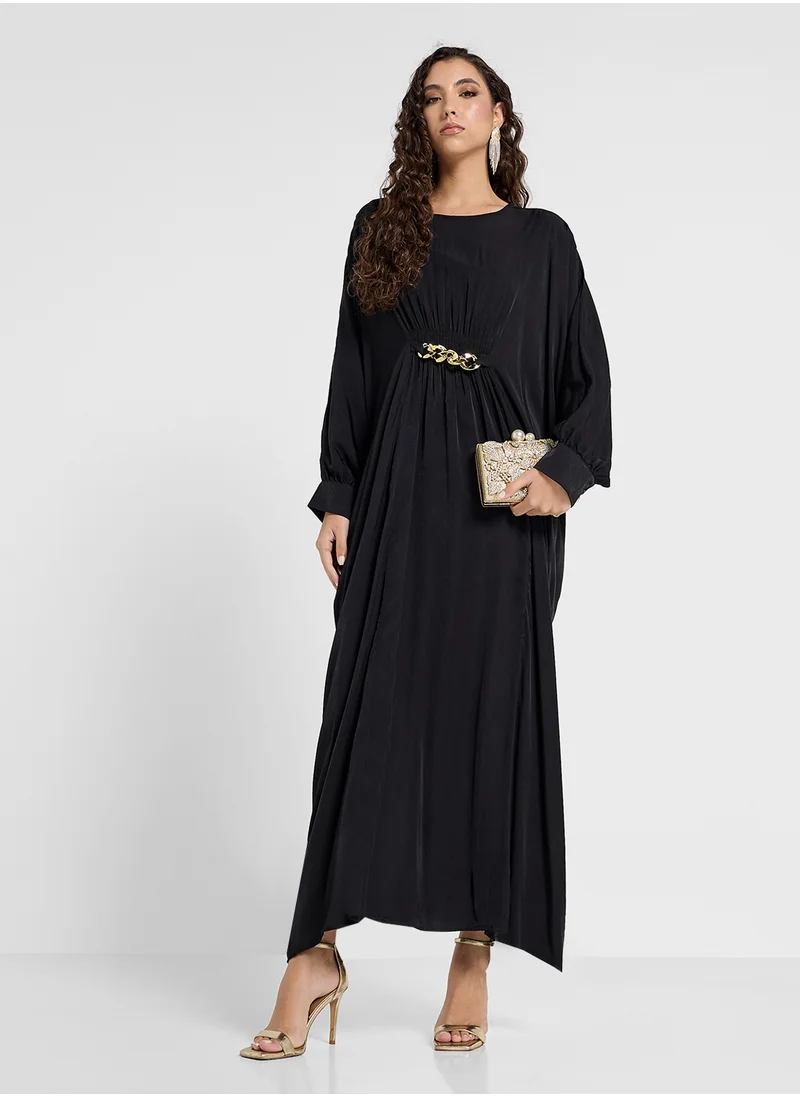 خزانة Abaya With Waist Chain