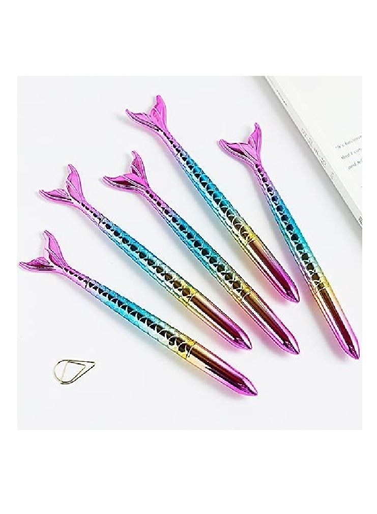 Generic 6 Pack Mermaid Creative Gel Ink Pen for School Home Office Stationery Store  - Image 3