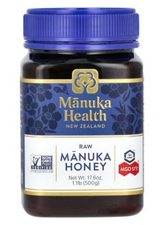Manuka health Raw Manuka Honey UMF 16+ MGO 573+ 17.6 oz (500 g) 