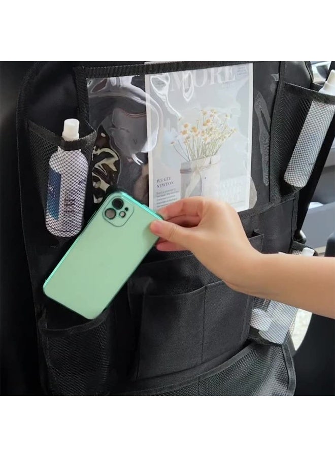 general Car Organizer Backseat Car Seat back Protector Car Back Seat Organizer for Kids for Protection Snag Proof & Reinforced Corners Protects Backseat - Image 4