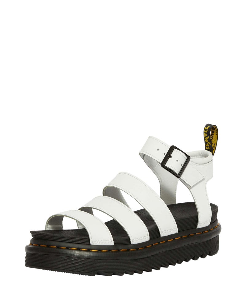 Dr. Martens Women's Blaire Fisherman Sandal, White Hydro Leather, - Image 1