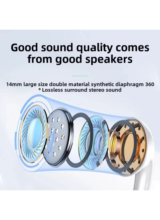 Generic - High Sound Quality Wired Headset For Apple Type-C Xiaomi Huawei OPPO Digital Headset Wire Control Headset-Color:Second-generation Apple Cracks Straight Insertion - Image 1