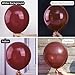 PartyWoo Burgundy Balloons 50pcs 12 Inch Dark Chestnut Red Maroon Helium Balloons for Graduation Wedding Thanksgiving Birthday Bachelorette Citizenship Strawberry Theme Party Decorations RedY62 - Image 4