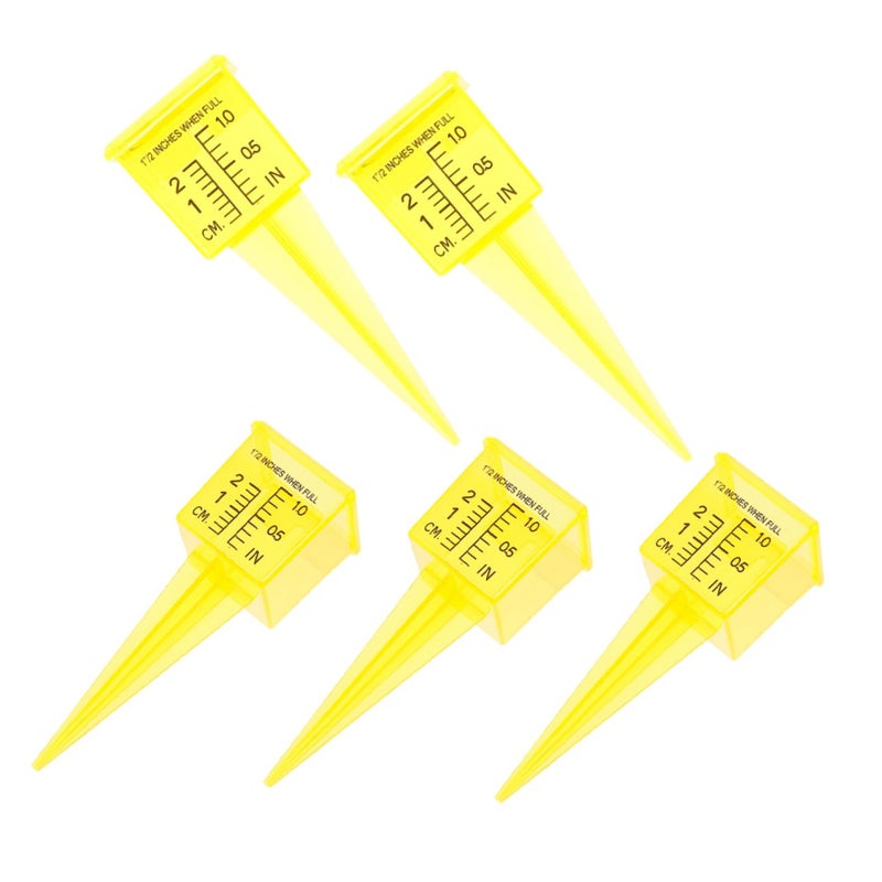 5Pcs Outdoor Rain Gauge Accurate Water Measuring Tool for Garden Lawn Patio Use - Image 2