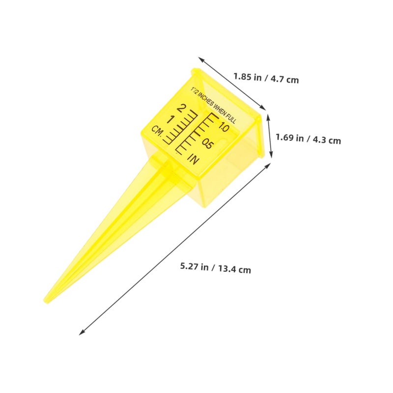 5Pcs Outdoor Rain Gauge Accurate Water Measuring Tool for Garden Lawn Patio Use - Image 3