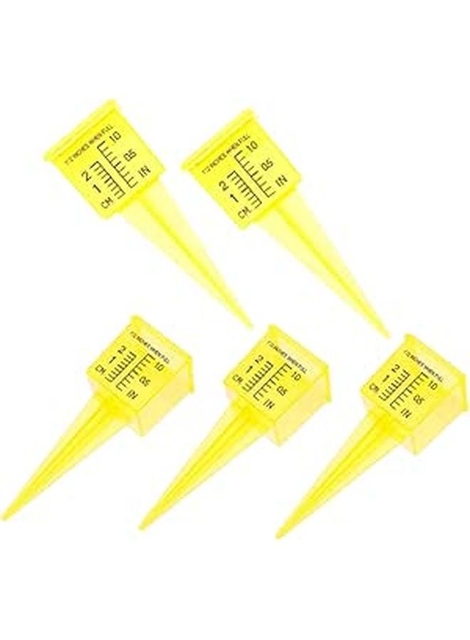 5Pcs Outdoor Rain Gauge Accurate Water Measuring Tool for Garden Lawn Patio Use - Image 1