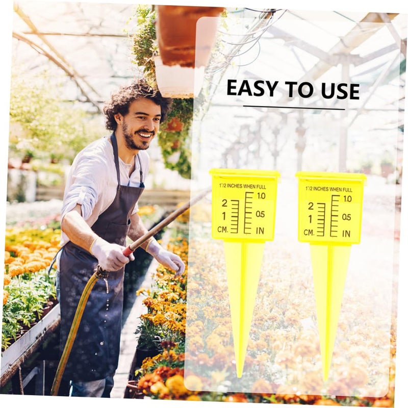 5Pcs Outdoor Rain Gauge Accurate Water Measuring Tool for Garden Lawn Patio Use - Image 4