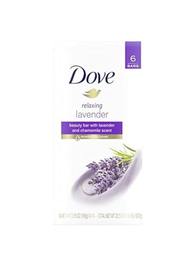 Dove Beauty bar soap pack of 6 (Lavender And Chamomile) - Image 1