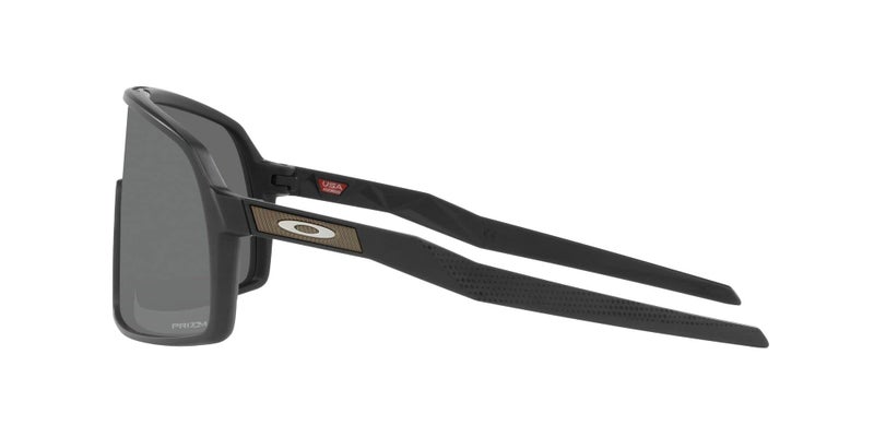 Oakley Men's OO9462 Sutro S Rectangular Sunglasses, Hi Res Matte Carbon/Prizm Black, 28 mm - Image 5