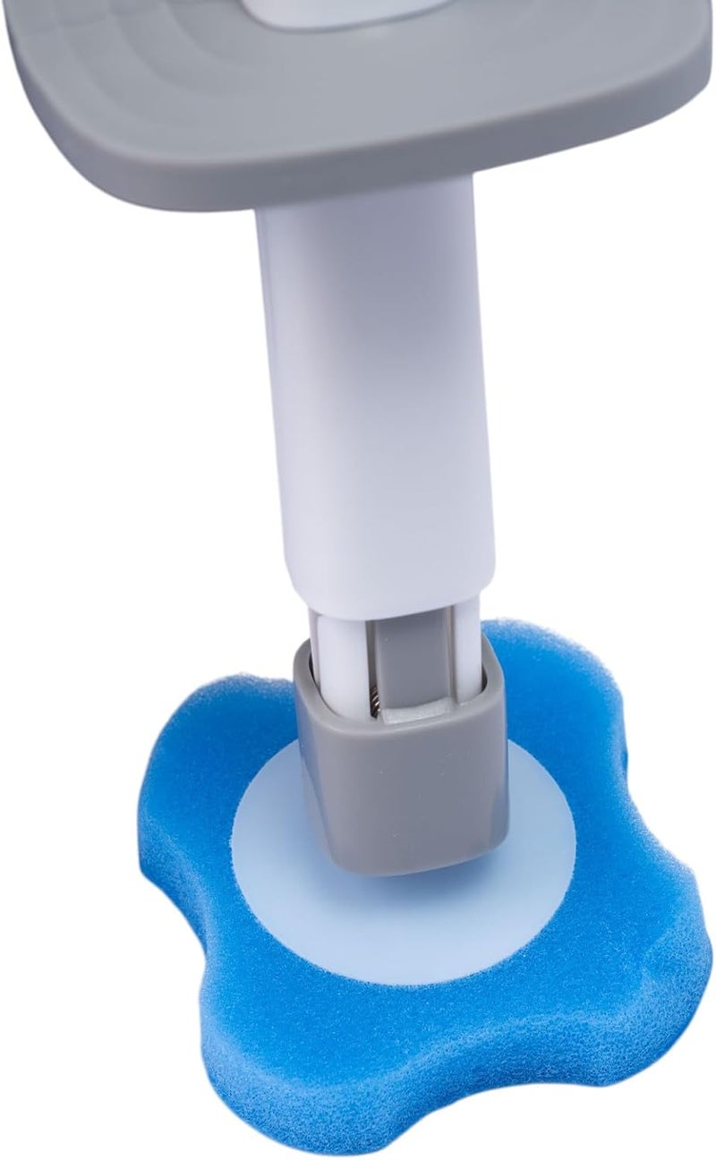 ركسو مجموعة فرشاة المرحاض القابلة للاستخدام مرة واحدة من REXO: نظام تنظيف الحمام القابل للاستخدام مرة واحدة بسهولة | يشمل حاملًا مثبتًا على الحائط و28 رأسًا متميزًا قابلاً لإعادة التعبئة | تصميم مريح لتحسين الأداء - Image 3
