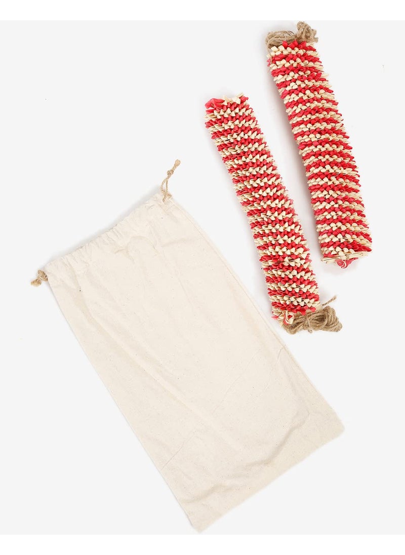 Fabindia Fabindia Alta Palmleaf Toran Set  - Image 4