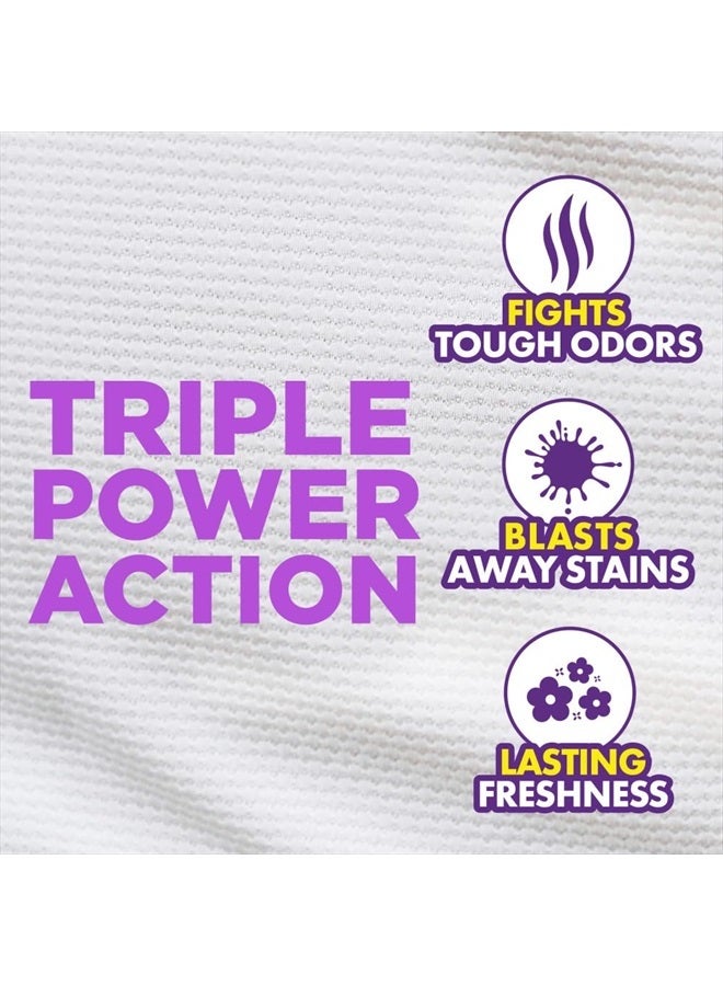 Arm & Hammer Plus OxiClean Odor Blasters Fresh Burst, 77 Loads Liquid Laundry Detergent, 100.5 Fl oz - Image 5