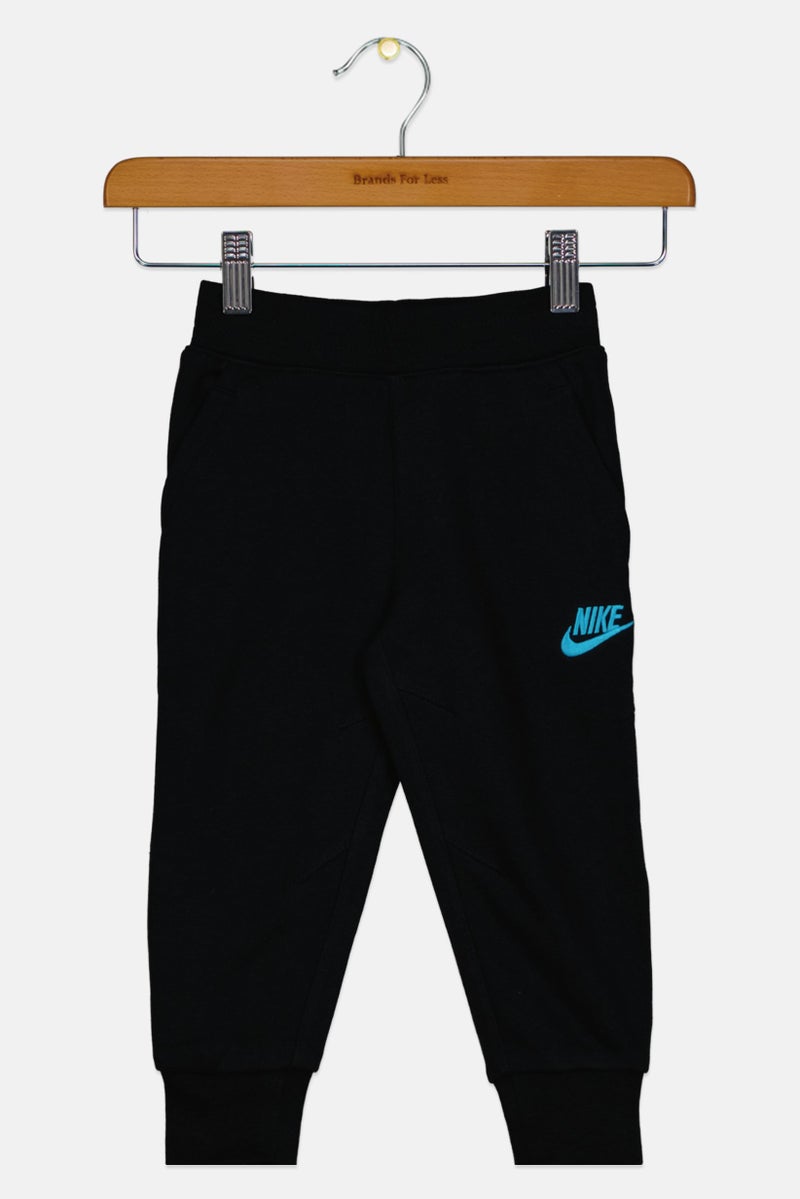 Nike Toddlers Boy Pull On Brand Logo Outdoor Pants, Black  - Image 1