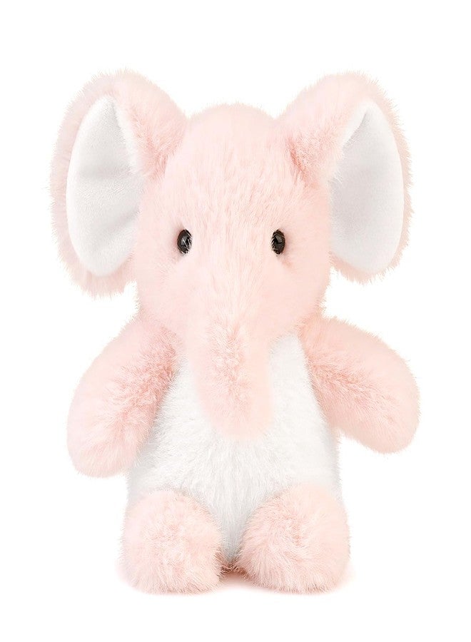 PEACH CAT Elephant Stuffed Animal Cute Plushies Small Plush Toys Gifts for Kids Pink - Image 1