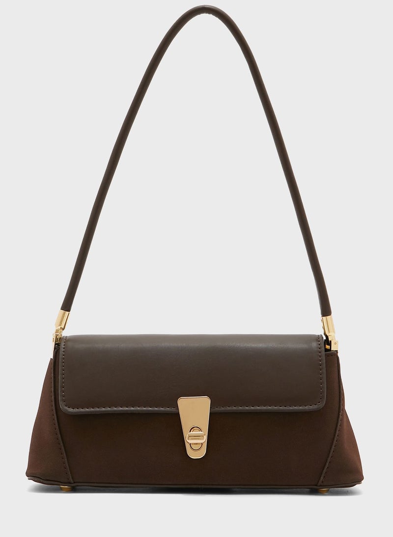 ELLA Trapeze Baguette Handbag  - Image 1