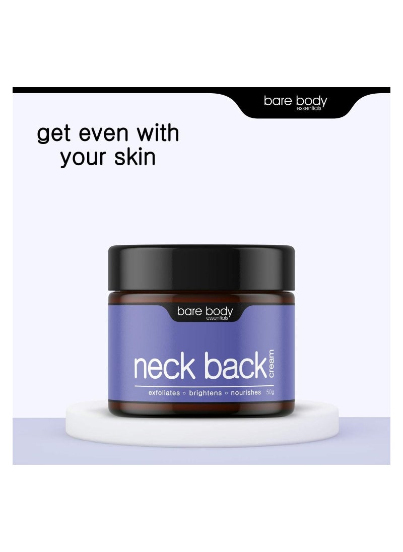 Bare Body Essentials Bare Body essentials Dermatologist Approved Anti Pigmentation Neck Back Cream With Vitamin C And Bearberry Extract 50gm  - Image 4