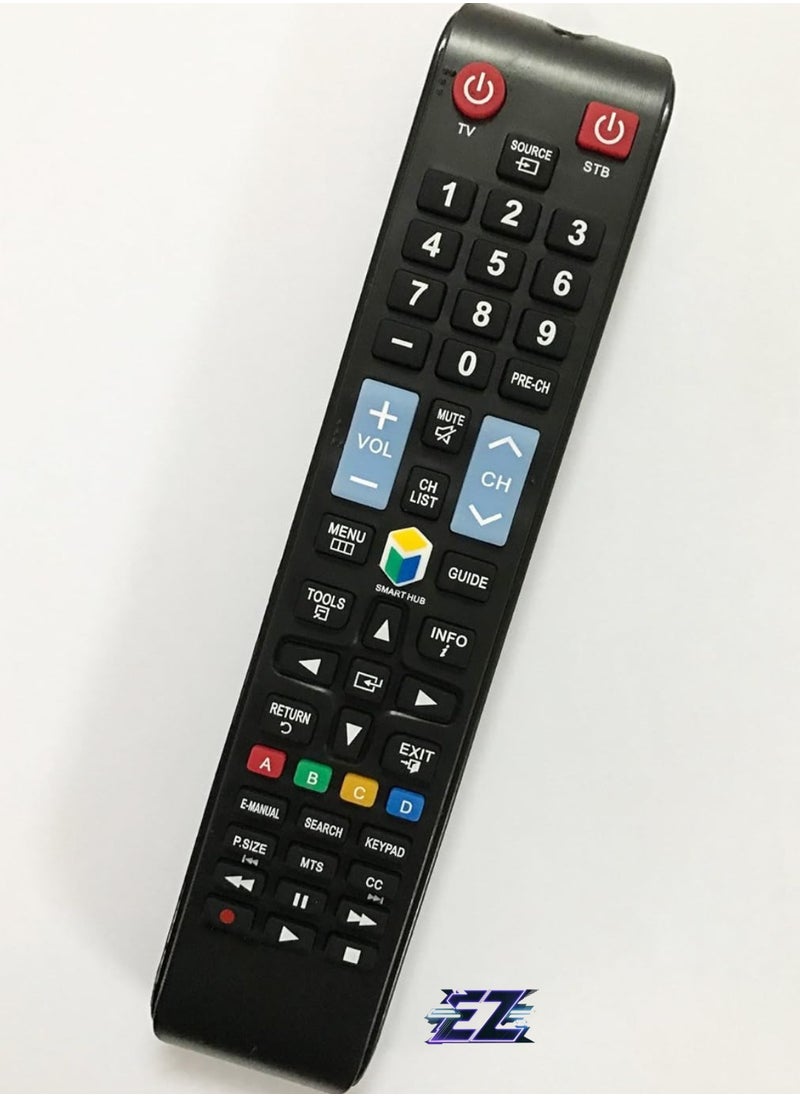 Replacement Remote Control for Samsung Smart LED TV UN40H5203 UN50H5203 (2014 Model)  with battery