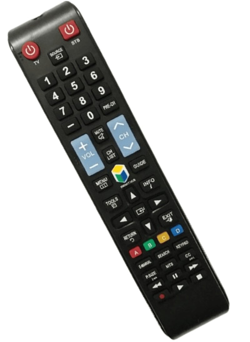 Replacement Remote Control for Samsung Smart LED TV UN40H5203 UN50H5203 (2014 Model)  with battery