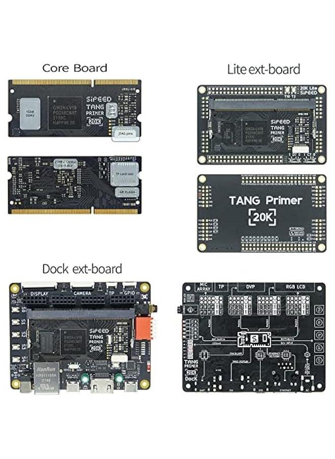 Arabest Sipeed Tang Primer 20K FPGA Development Board MCU, with LUT4, PMOD Port *4, for RISC-V and Embedded Development (Lite ext-Board Version)  - Image 3