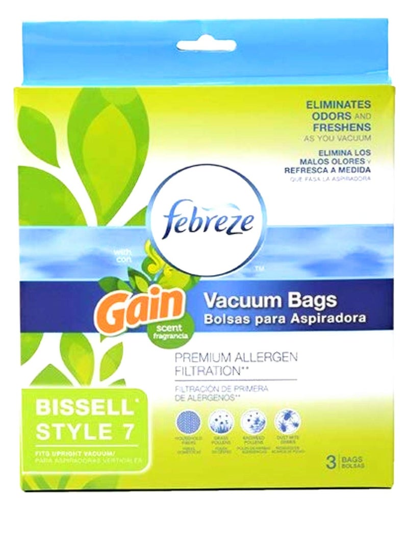 febreze Febreze with Gain Scent Style 7 Vacuum Bags 17F9GWhite 