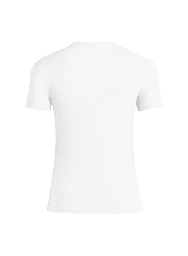 Adidas Adidas Adizero E Tee W White Running T-Shirts For Women - Image 2