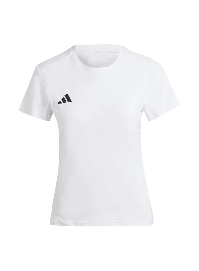 Adidas Adidas ADIZERO E TEE White Running For Women XS