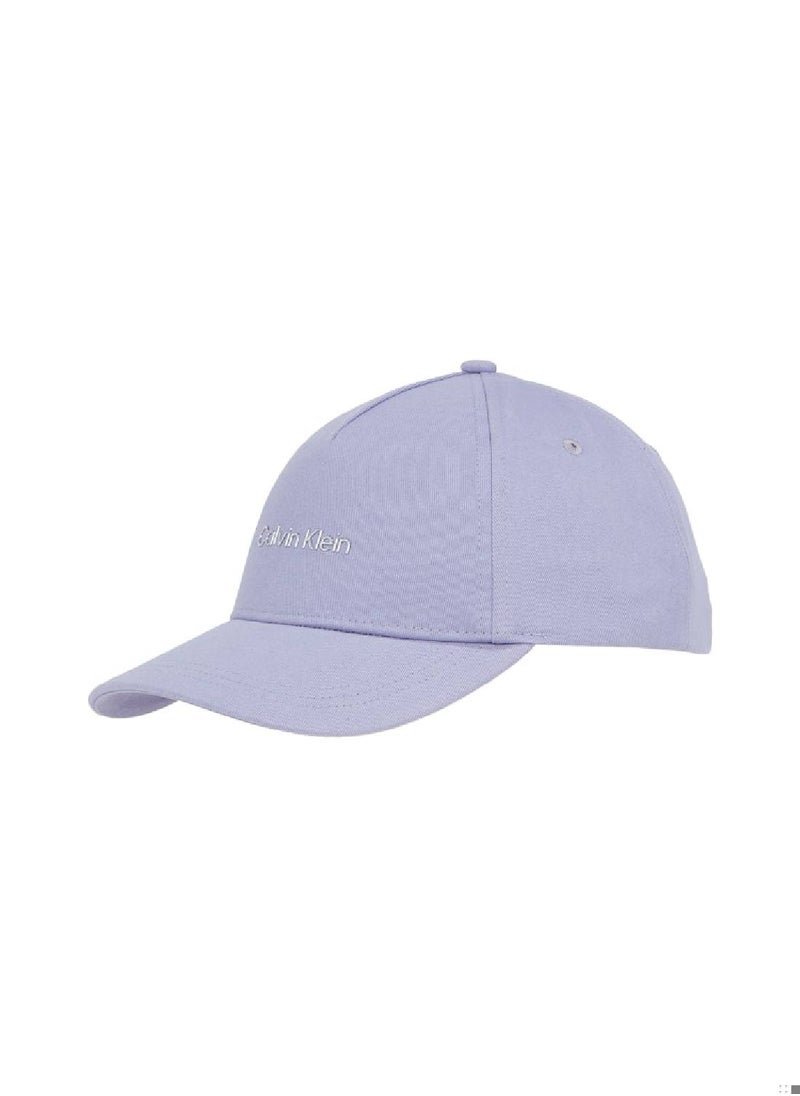 CALVIN KLEIN Women's Logo Cap - Cotton, Purple  - Image 1