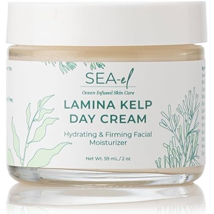 Sea-El Lamina Sea Kelp Day Cream Hydrating & Firming Anti Aging Glow Natural & Organic Dry Skin Care - Daily Face Moisturizer for Women & Men - 2 Oz - Image 1